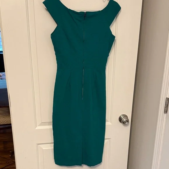 Bettie Page Emerald Green Midi Dress - Picture 6 of 6